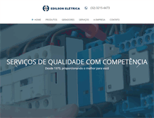 Tablet Screenshot of edilsoneletrica.com.br